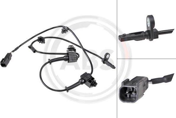 A.B.S. 32113 - ABS датчик, частота вращения колеса abcparts.ee