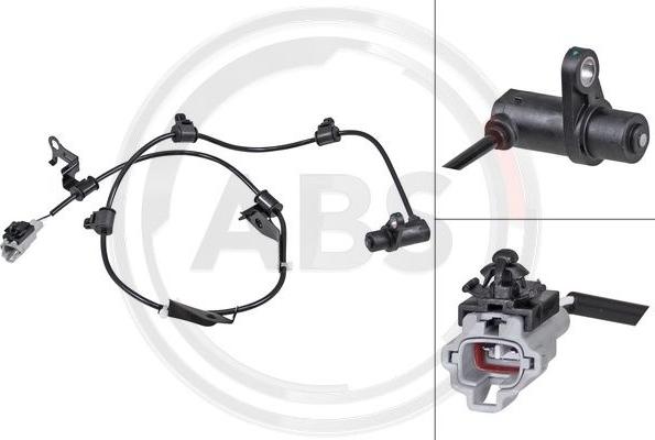 A.B.S. 32277 - ABS датчик, частота вращения колеса abcparts.ee