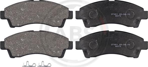 A.B.S. 37091 - Тормозные колодки, дисковые, комплект abcparts.ee