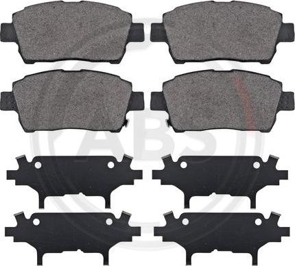 A.B.S. 37134 - Тормозные колодки, дисковые, комплект abcparts.ee