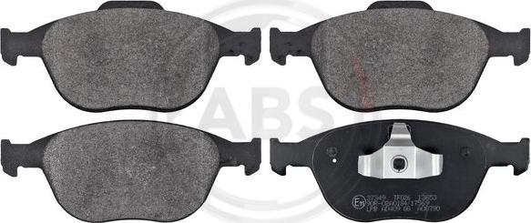 A.B.S. 37349 - Тормозные колодки, дисковые, комплект abcparts.ee