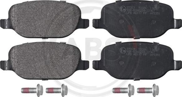 A.B.S. 37317 - Тормозные колодки, дисковые, комплект abcparts.ee