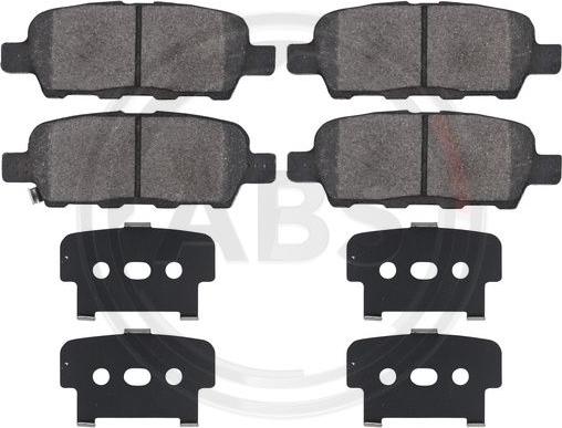A.B.S. 37321 - Тормозные колодки, дисковые, комплект abcparts.ee