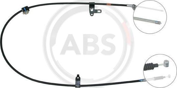 A.B.S. K19317 - Тросик, cтояночный тормоз abcparts.ee