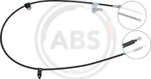 A.B.S. K19328 - Тросик, cтояночный тормоз abcparts.ee