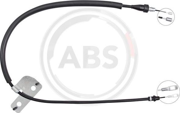A.B.S. K16024 - Тросик, cтояночный тормоз abcparts.ee