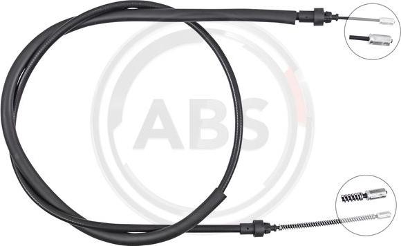 A.B.S. K16025 - Тросик, cтояночный тормоз abcparts.ee