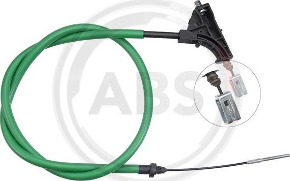 A.B.S. K13982 - Тросик, cтояночный тормоз abcparts.ee