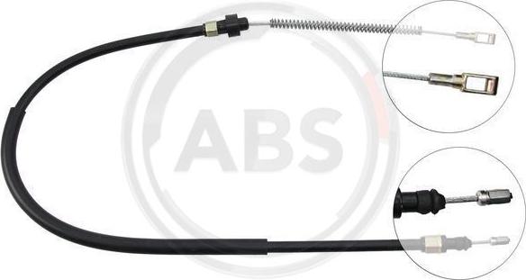 A.B.S. K13077 - Тросик, cтояночный тормоз abcparts.ee