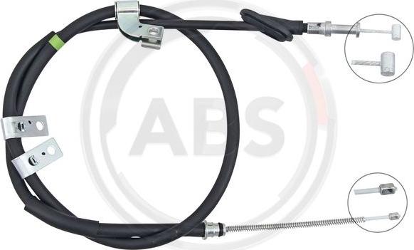 A.B.S. K12548 - Тросик, cтояночный тормоз abcparts.ee