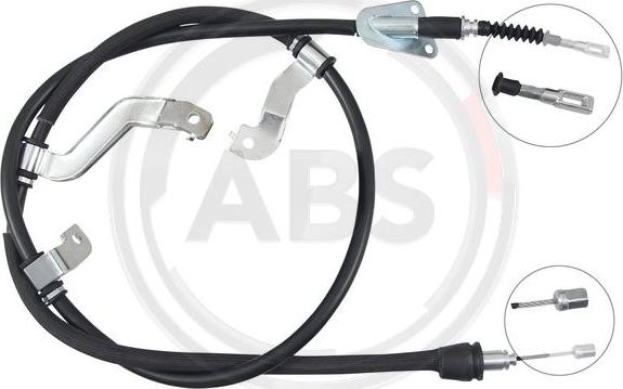 A.B.S. K17634 - Тросик, cтояночный тормоз abcparts.ee