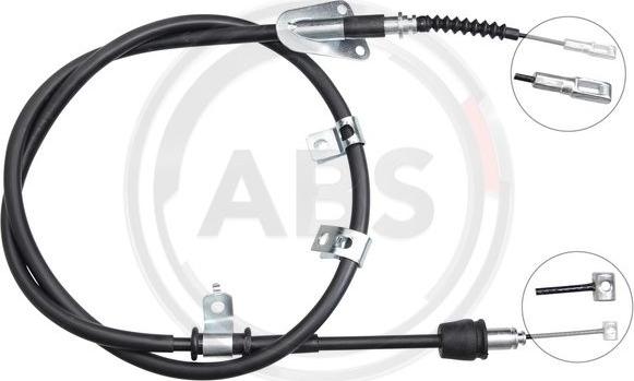 A.B.S. K17310 - Тросик, cтояночный тормоз abcparts.ee