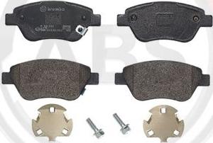 A.B.S. P59081 - Тормозные колодки, дисковые, комплект abcparts.ee
