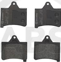 A.B.S. P61073 - Тормозные колодки, дисковые, комплект abcparts.ee