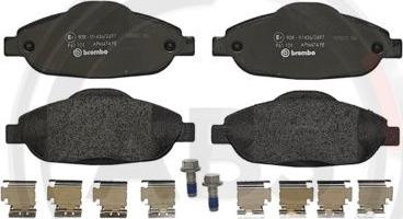 A.B.S. P61101 - Тормозные колодки, дисковые, комплект abcparts.ee