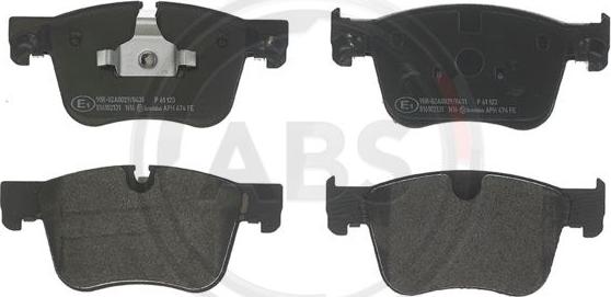A.B.S. P61123 - Тормозные колодки, дисковые, комплект abcparts.ee