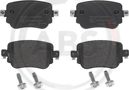 A.B.S. P85140 - Тормозные колодки, дисковые, комплект abcparts.ee