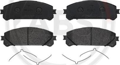 A.B.S. P83145 - Тормозные колодки, дисковые, комплект abcparts.ee