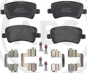 A.B.S. P24078 - Тормозные колодки, дисковые, комплект abcparts.ee