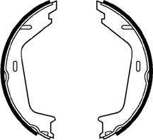 ABTEX ABS4054 - Комплект тормозных колодок, барабанные abcparts.ee
