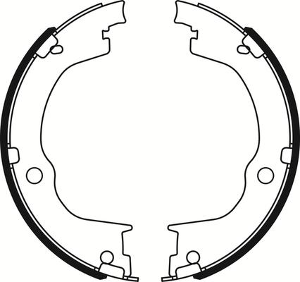 ABTEX ABS4369 - Комплект тормозных колодок, барабанные abcparts.ee