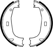 ABTEX ABS3472 - Комплект тормозных колодок, барабанные abcparts.ee