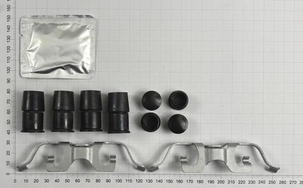 ABTEX ACK1187 - Комплектующие для колодок дискового тормоза abcparts.ee