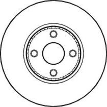 ABTEX BD1066V - Тормозной диск abcparts.ee