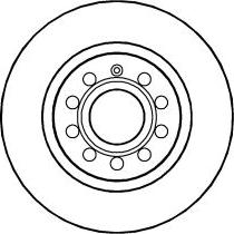 ABTEX BD1087V - Тормозной диск abcparts.ee