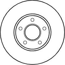 ABTEX BD1073V - Тормозной диск abcparts.ee