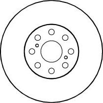 ABTEX BD1192V - Тормозной диск abcparts.ee