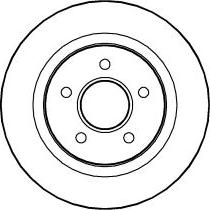 ABTEX BD1106S - Тормозной диск abcparts.ee