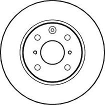 ABTEX BD1261V - Тормозной диск abcparts.ee