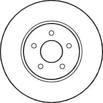 ABTEX BD891V - Тормозной диск abcparts.ee