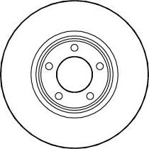 ABTEX BD843V - Тормозной диск abcparts.ee