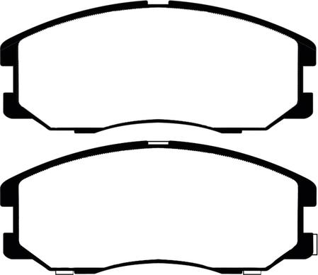 ABTEX PLU1331 - Тормозные колодки, дисковые, комплект abcparts.ee