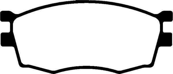 ABTEX PLU1250 - Тормозные колодки, дисковые, комплект abcparts.ee