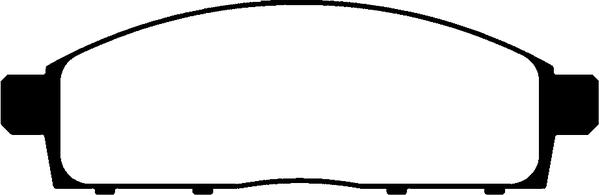 ABTEX PLU1276 - Тормозные колодки, дисковые, комплект abcparts.ee