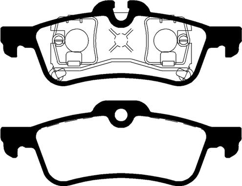 ABTEX PLU3953 - Тормозные колодки, дисковые, комплект abcparts.ee