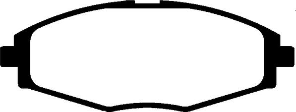 ABTEX PLU3698 - Тормозные колодки, дисковые, комплект abcparts.ee