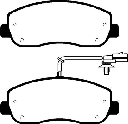 ABTEX PLU2145 - Тормозные колодки, дисковые, комплект abcparts.ee