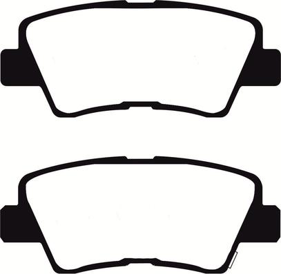 ABTEX PLU2107 - Тормозные колодки, дисковые, комплект abcparts.ee