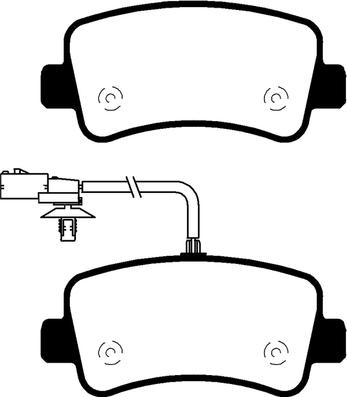 ABTEX PLU2131 - Тормозные колодки, дисковые, комплект abcparts.ee