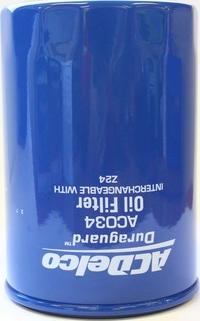 ACDelco AC034 - Масляный фильтр abcparts.ee