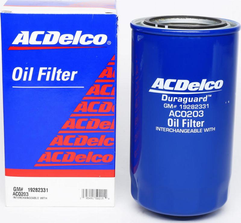 ACDelco AC0203 - Масляный фильтр abcparts.ee