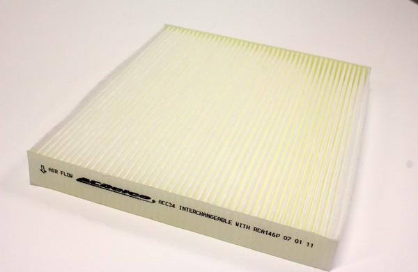 ACDelco ACC34 - Фильтр воздуха в салоне abcparts.ee