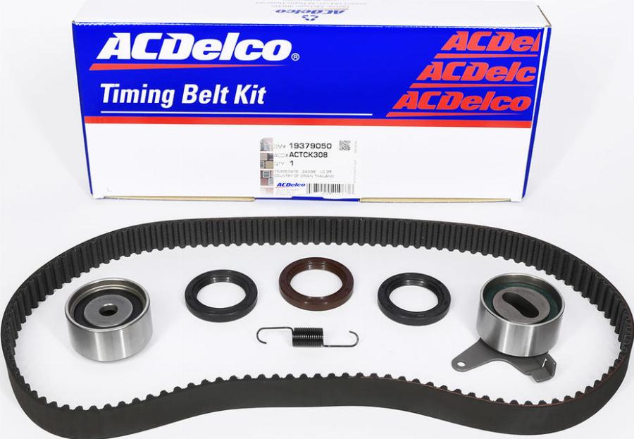 ACDelco ACTCK308 - Комплект зубчатого ремня ГРМ abcparts.ee