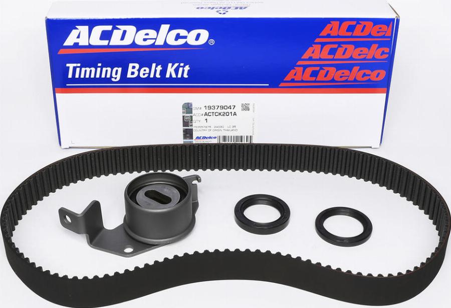 ACDelco ACTCK201A - Комплект зубчатого ремня ГРМ abcparts.ee