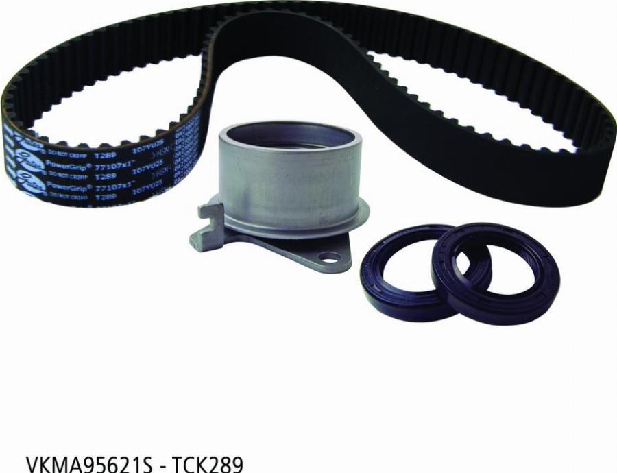 ACDelco ACTCK289 - Комплект зубчатого ремня ГРМ abcparts.ee