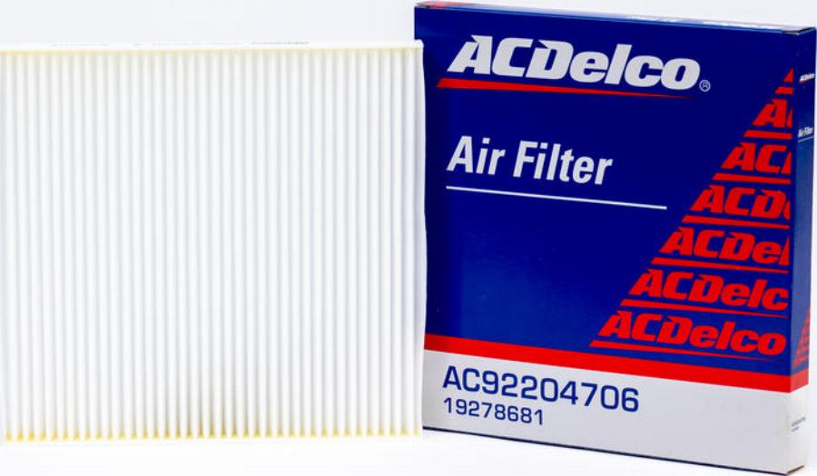 ACDelco 19278681 - Фильтр воздуха в салоне abcparts.ee